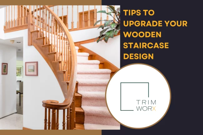 Wooden staircase design upgrade ideas