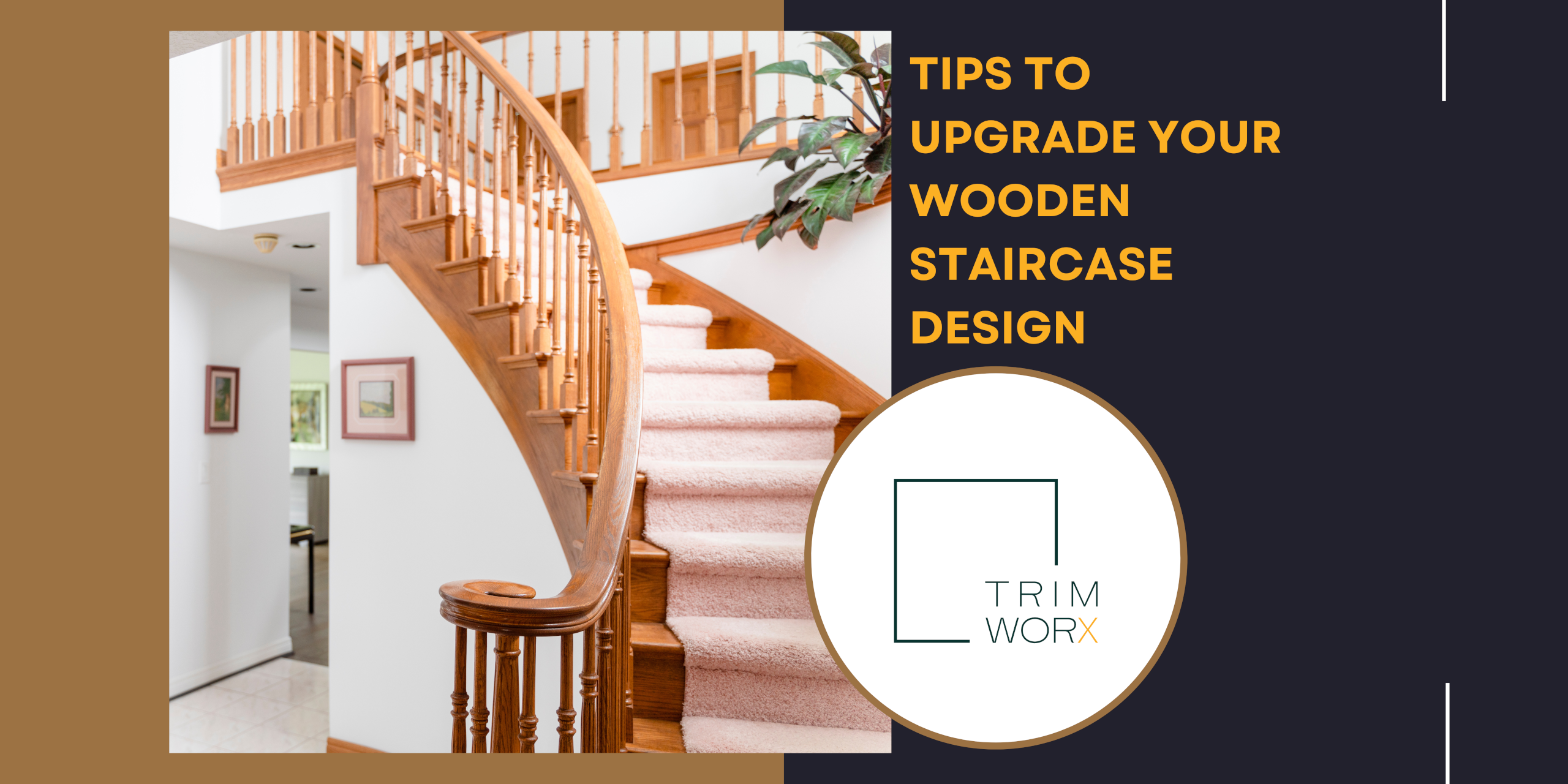 Wooden staircase design upgrade ideas